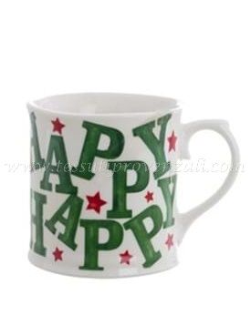 Blanc Mariclo tazza in porcellana serie Oh Holy Night 400 ml. variante Happy