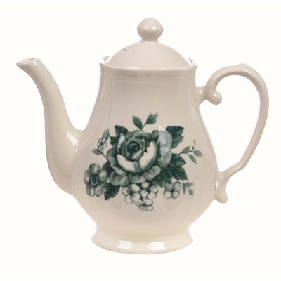 Blanc Mariclo' teiera serie Lo Speziale Splendor verde shabby chic 965 ml.
