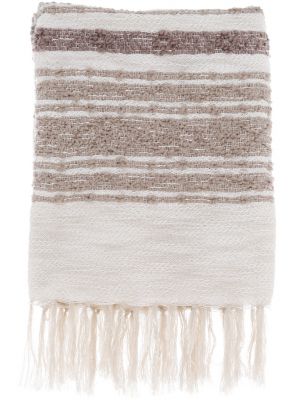 Blanc Mariclo' telo copritutto con frange serie Eclectic Day cm.125x150 - variante 4