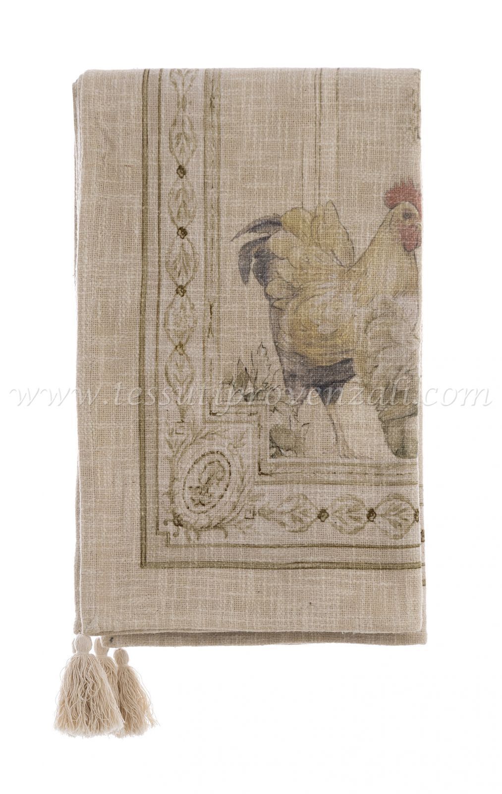 Blanc Mariclo telo copritutto/copritavolo con nappe serie Coco cm.150x200