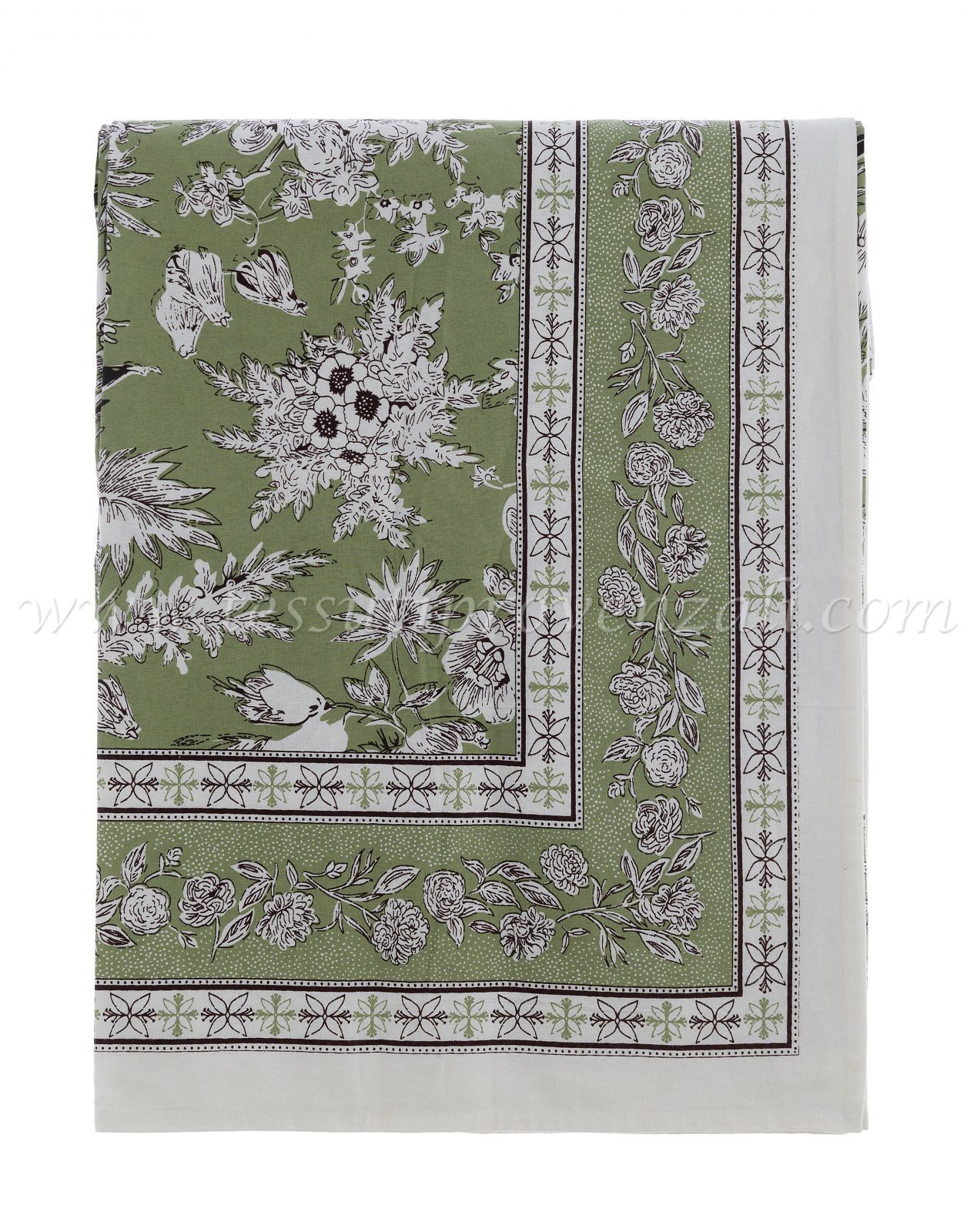 Blanc Mariclo telo copritutto serie Fiori di Jaipur cm.180x260