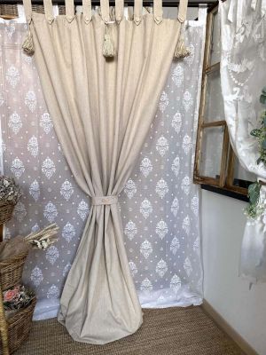 Blanc Mariclo tendone in cotone coprente serie Infinity colore bicolor (beige)