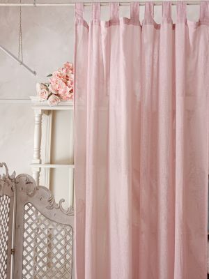 Blanc Mariclo tendone in misto lino serie Birkin colore rosa