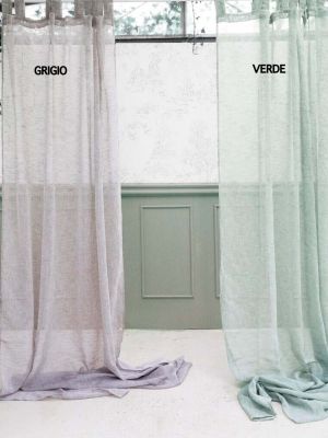 Blanc Mariclo' tendone melange serie Alinari cm. 145x290 h. colore grigio
