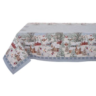 Blanc Mariclo tovaglia / copritavolo gobelin serie Borgo Alpino cm. 140x140