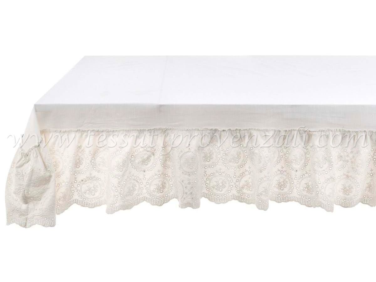 Blanc Mariclo tovaglia/copritavolo serie Tintoretto cm.200x200 colore bianco