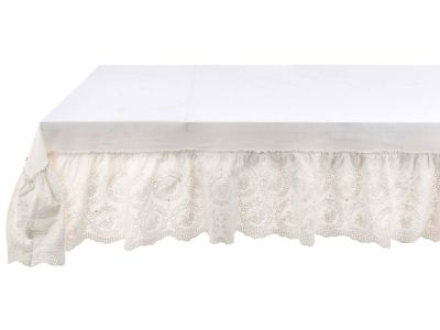 Blanc Mariclo tovaglia/copritavolo serie Tintoretto cm.200x200 colore bianco