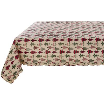 Blanc Mariclo tovaglia natalizia serie Abetone collection cm. 150x270