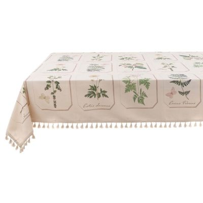 Blanc Mariclo tovaglia serie Le Botanique cm. 150x190