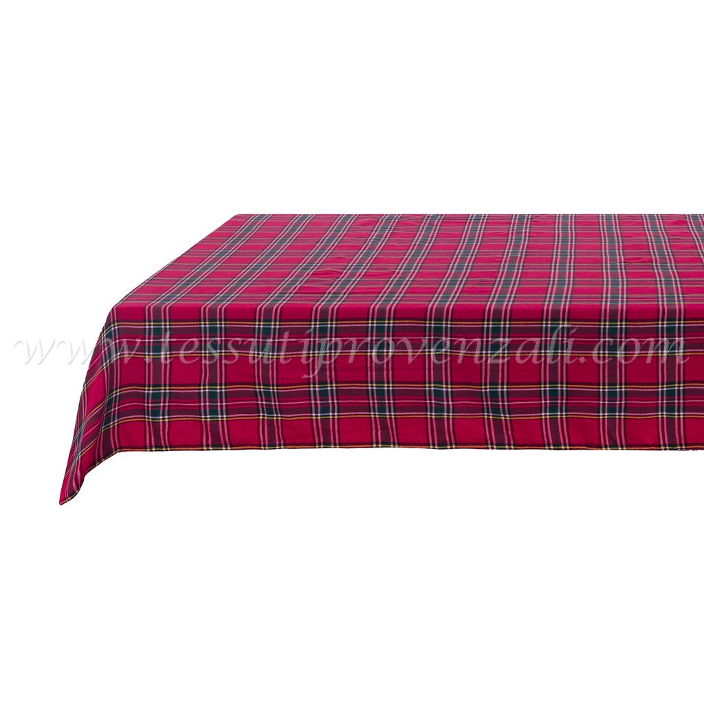 Blanc Mariclo tovaglia serie Magia Tartan cm. 150x300