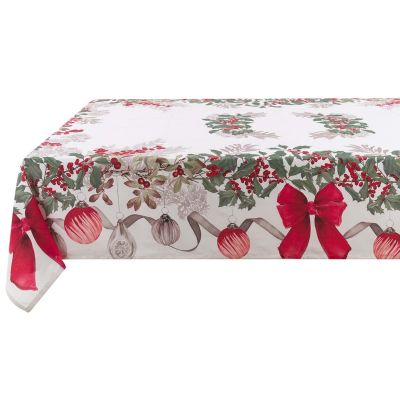 Blanc Mariclo tovaglia serie Sinfonia Natalizia cm. 150x190