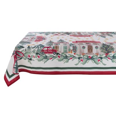 Blanc Mariclo tovaglia serie Un Natale Italiano cm.150x240