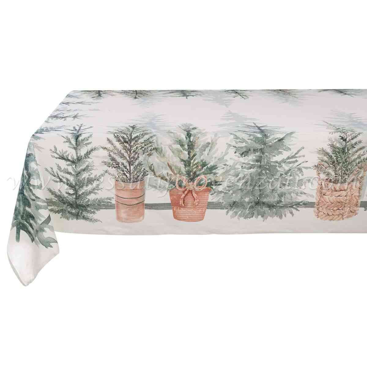 Blanc Mariclo tovaglia serie Winter Wonderland cm. 150 x 220