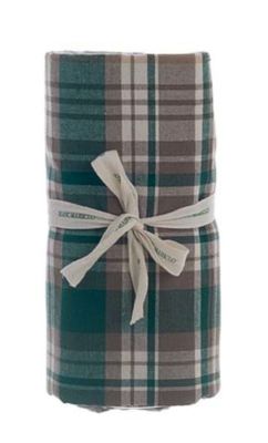 Blanc Mariclo tovaglia serie Zucche di Sogno cm. 140x180 variante madras verde