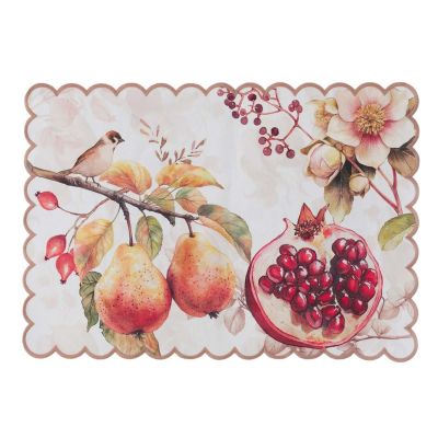 Blanc Mariclo tovaglietta americana con frutti serie Persimmon