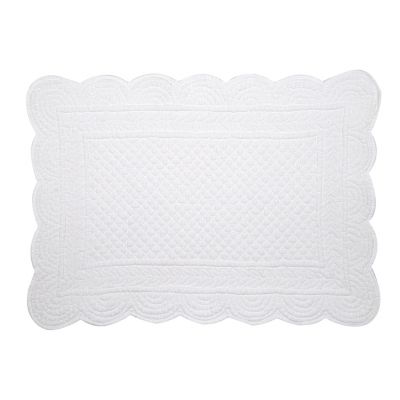 Blanc Mariclo tovaglietta boutis rettangolare serie Carmen bianco cm. 35x50
