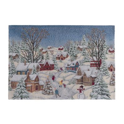 Blanc Mariclo tovaglietta gobelin serie Borgo Alpino cm. 33x48