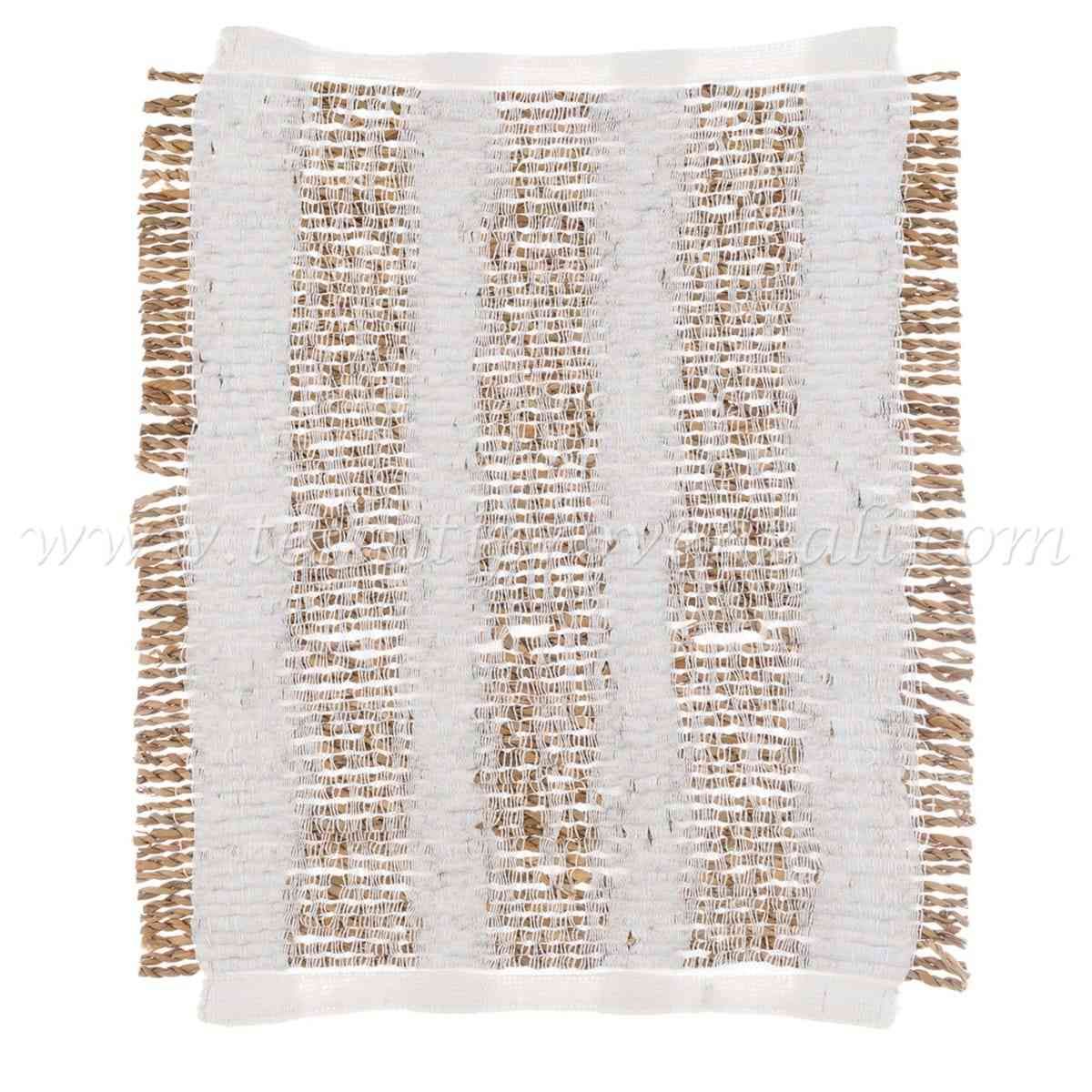 Blanc Mariclo tovaglietta in seagrass serie Intrecci cm.52x42 colore bianco