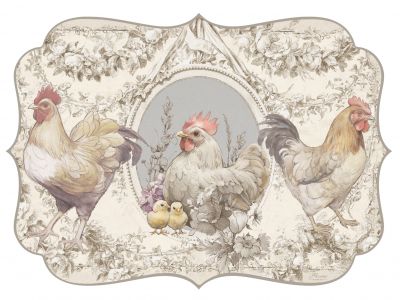 Blanc Mariclo tovaglietta in vinile serie Coco cm.32x45