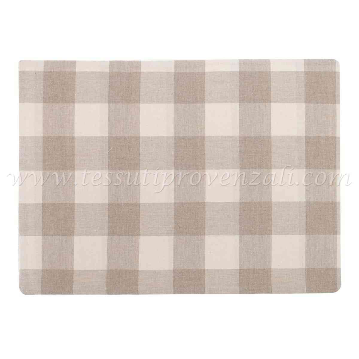 Blanc Mariclo tovaglietta serie Bolgheri naturale cm. 35x48