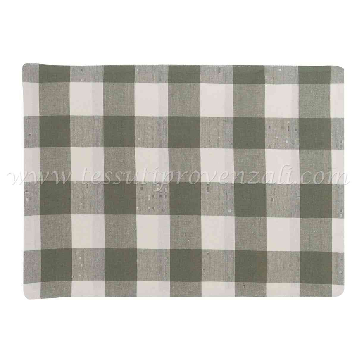 Blanc Mariclo tovaglietta serie Bolgheri verde cm. 35x48