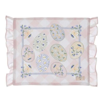 Blanc Mariclo tovaglietta serie Pretty Easter con volant