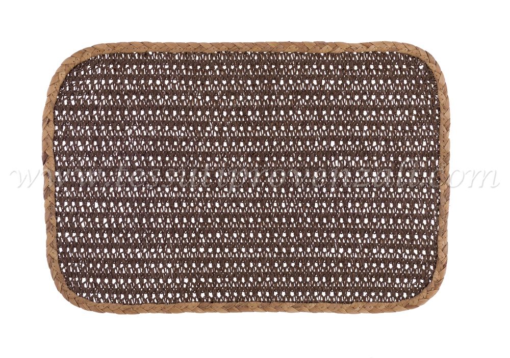 Blanc Mariclo tovaglietta/sottopiatto serie Raffia cm.30x45 colore marrone