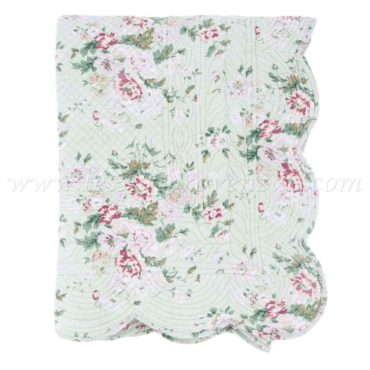 Blanc Mariclo trapuntino boutis fondoletto serie Dramma alla Scala cm. 80x220