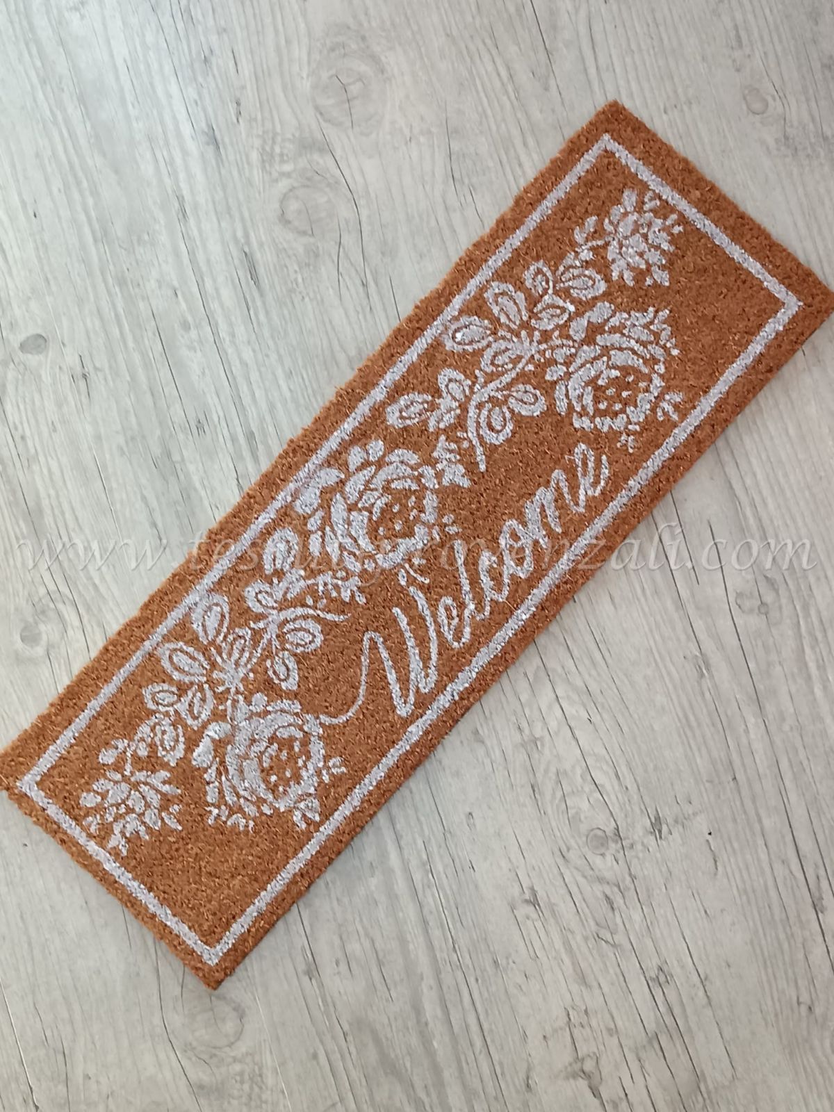 Blanc Mariclo zerbino rettangolare in cocco Welcome shabby chic