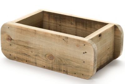 Contenitore in legno Nuvole di Stoffa misura piccola cm.28x16x10 h.
