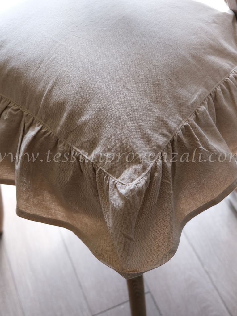 Shabby chic bicolor cushion cover by Blanc Mariclo' 