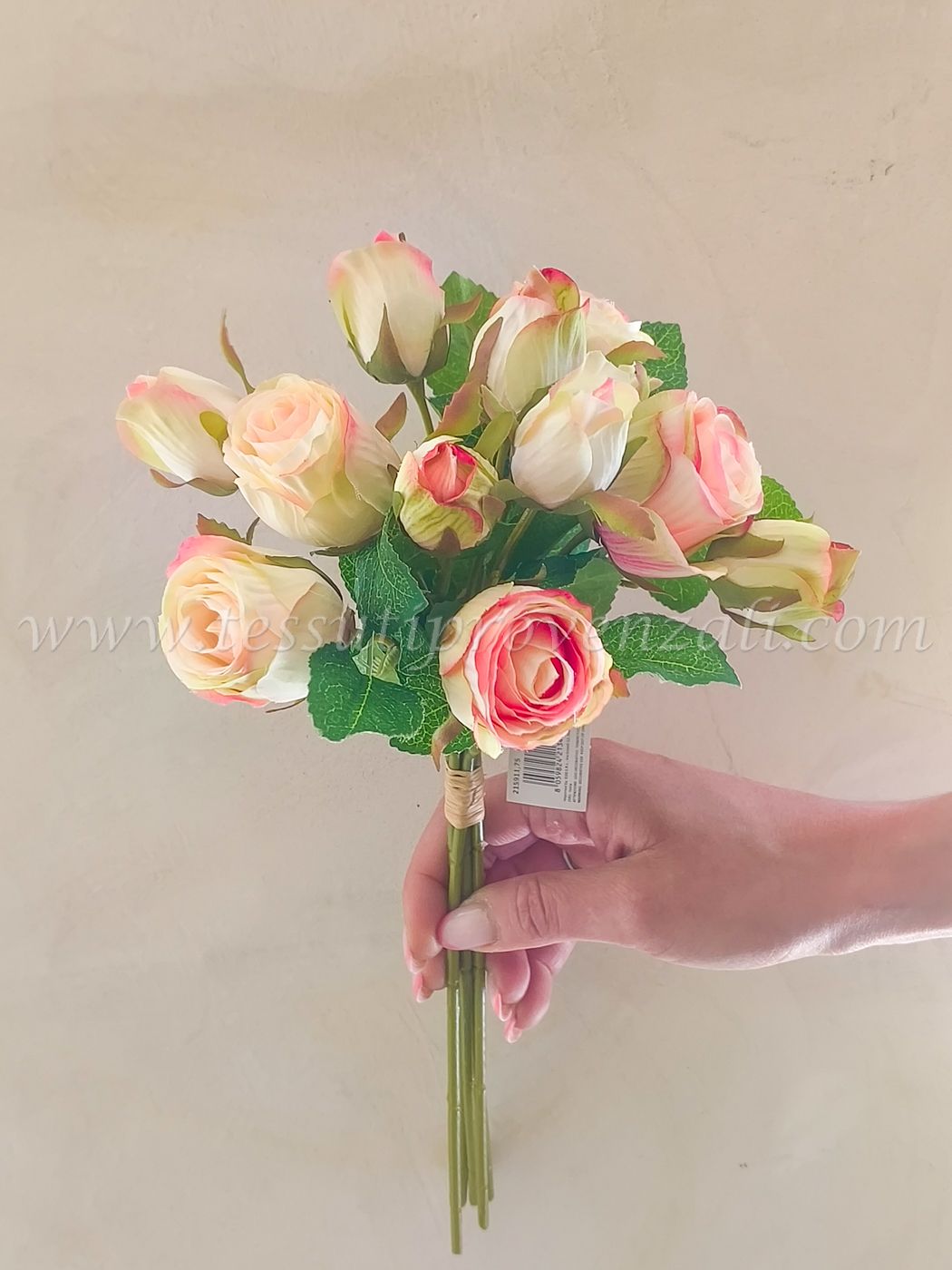 EDG bouquet di rose altezza cm.33 variante 4