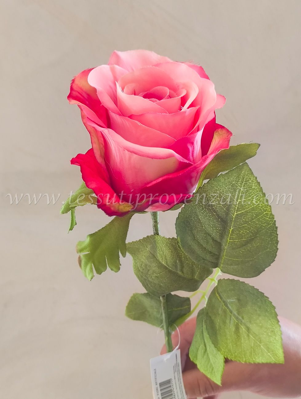 EDG rosa in stoffa alta qualità colore malva intenso altezza cm.52