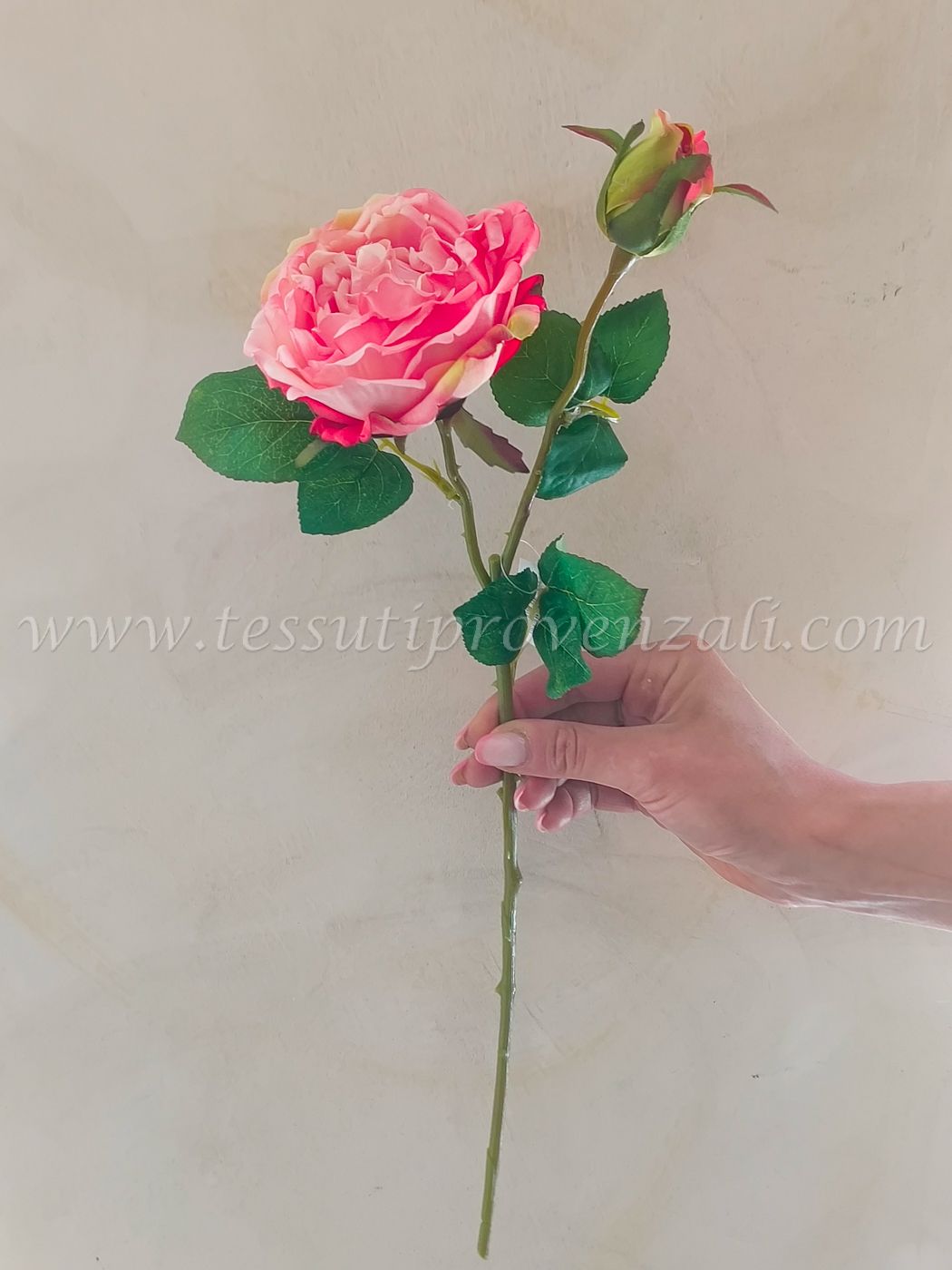 EDG rosa in stoffa alta qualità colore rosa altezza cm.48
