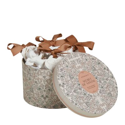 Mathilde M. cofanetto con 5 decori in gesso profumati profumazione Secret de Santal
