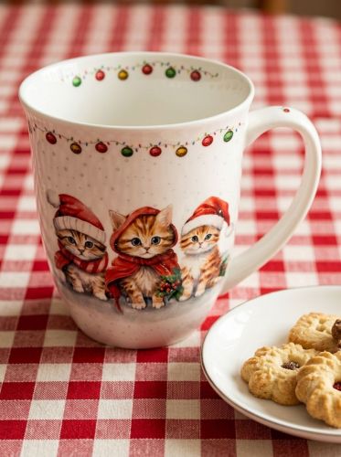 Porzellanbecher Serie Funny Cute Kittens Ambiente Europe