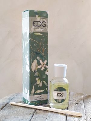 Profumatore ambienti con bastoncini EDG - 100 ml. profumazione Litsea