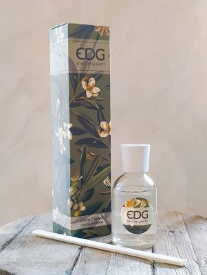 Profumatore ambienti con bastoncini EDG - 100 ml. profumazione Olive Flower