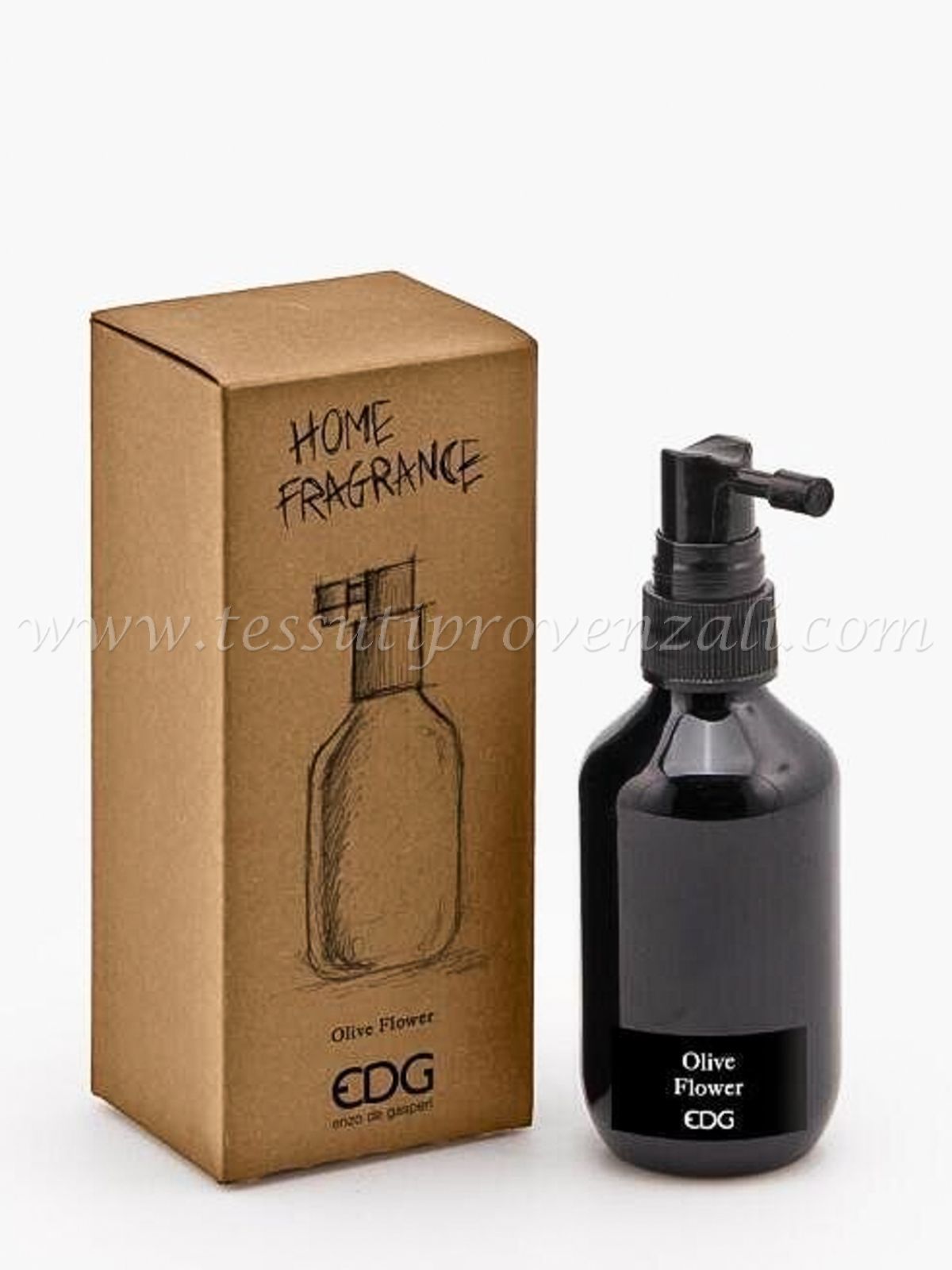 Profumo spray per ambienti EDG 100 ml. profumazione Olive Flower