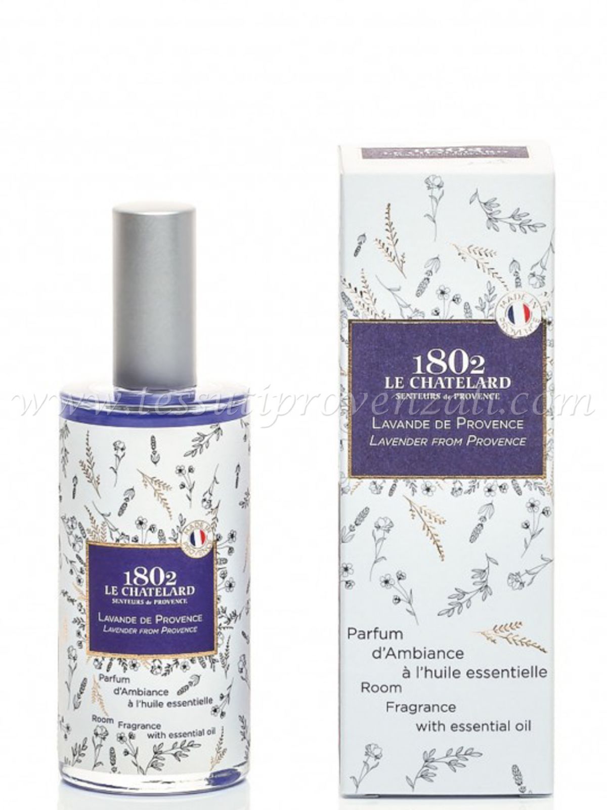 Profumo spray per ambienti Le Chatelard 50 ml. profumazione Lavande de Provence