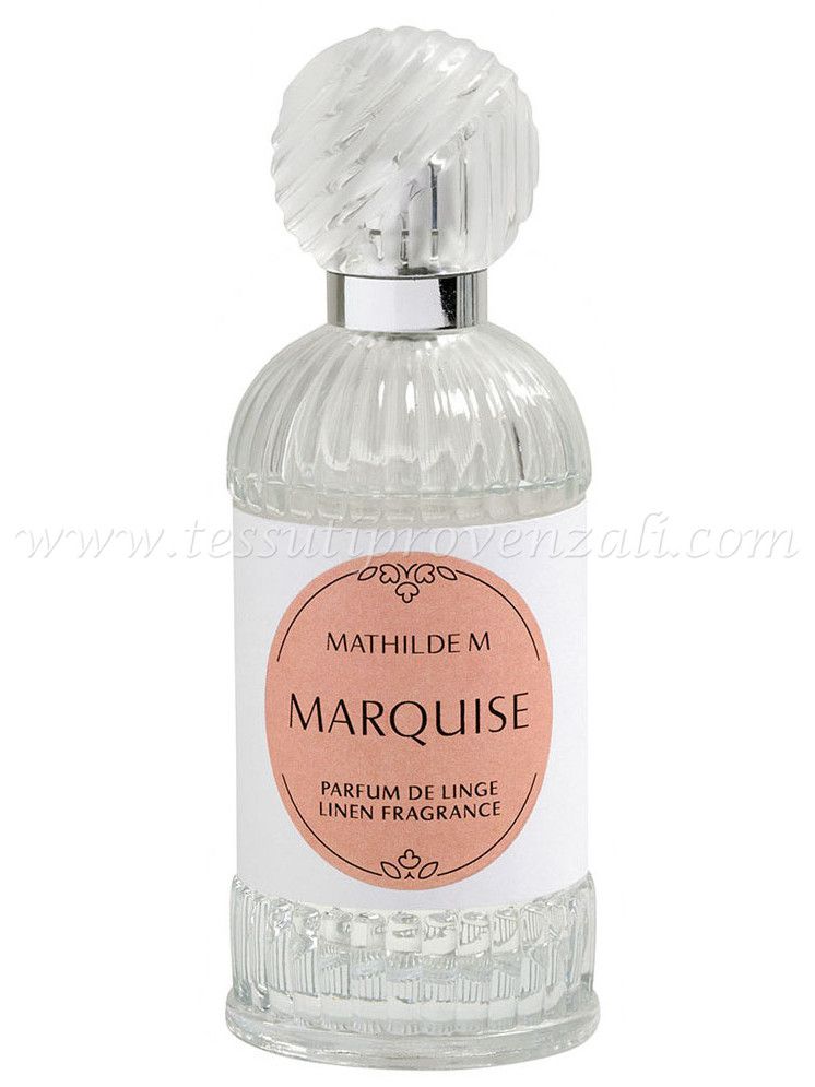 Profumo spray per tessuti/biancheria profumazione Marquise Mathilde M. 75 ml.