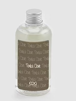 Ricarica profumo per diffusori con bastoncini EDG 250 ml. profumazione Tonka Clove