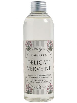 Ricarica profumo per diffusori con bastoncini Mathilde M. profumazione Délicate Verveine 200 ml.