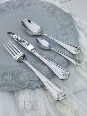 Rivadossi / Amefa set 4 posate (1 posto tavola) serie Duke alta qualità
