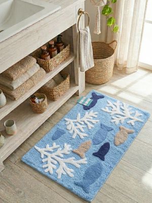 Tappeto serie Oltremare cm.55x85 colore azzurro