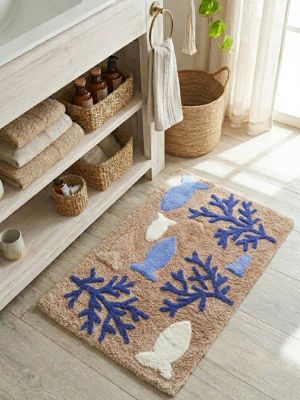 Tappeto serie Oltremare cm.55x85 colore beige intenso