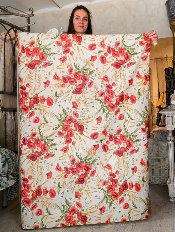 Tessuto a metraggio cotone resinato altezza Trionfo d'estate