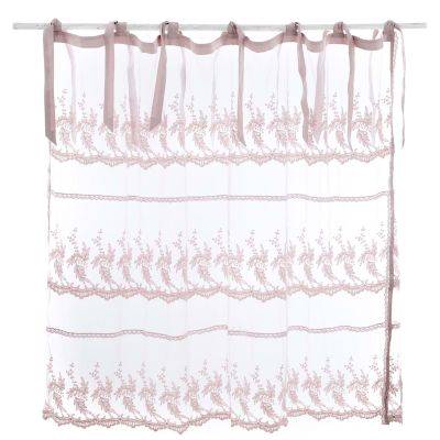 Molaxhome Mantovana Per Finestra In Pizzo Bianco, 148x40 Cm, Semi-Trasparente, Per Cucina, Bar, Bagno