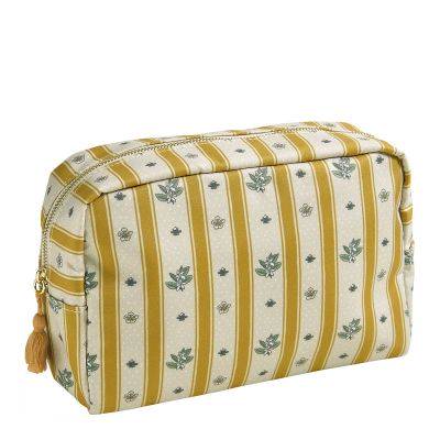 Mathilde M. Astuccio Da Viaggio Per Gioielli Entrelacs Fleuri - Portagioielli In Poliestere Con 2 Scomparti, 18x9x8 Cm, Marrone - 2